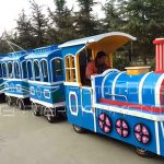 16 Seats Indoor Blue Train Ride for Carnival