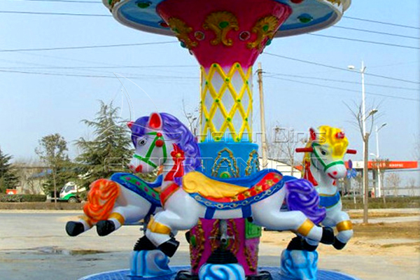 3 figure amusement carousel for sale
