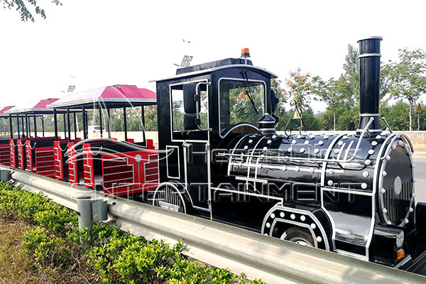 Amusement Park Classical Trackless Train Fun Rides for Sale with Steam Device
