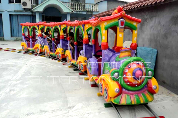 Cartoon Electric Adult Track Train for Carnival