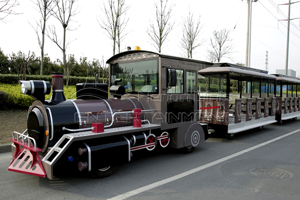 Dinis 40 seats amusement park vintage trackless train ride for sale