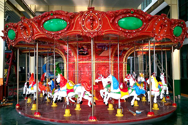 Dinis amusement merry go round kids party rides