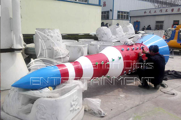 FRP material airplane amusement ride