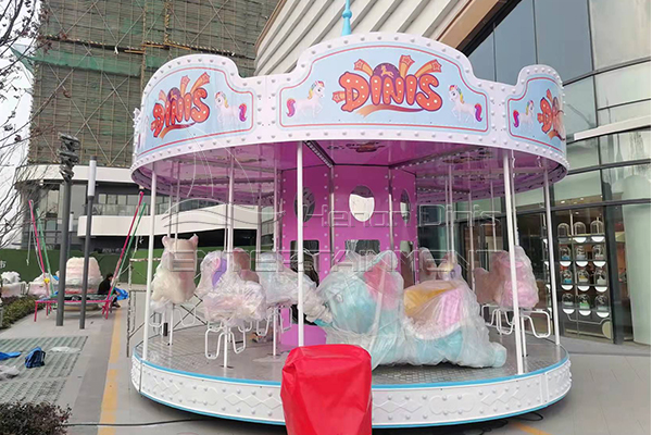 Factory Price New Design Pink Carousel for Sale Outdoor