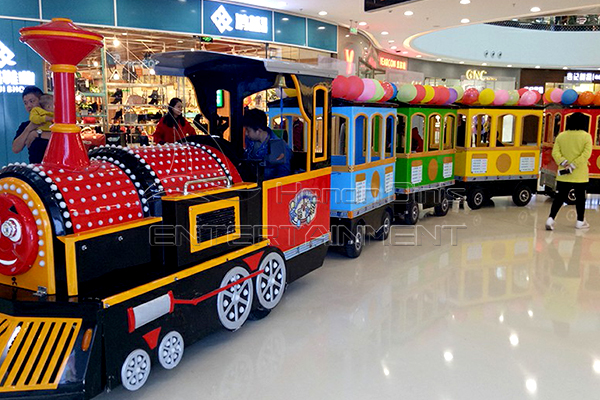 Family Electric Amusement Trains for Shopping Mall Trackless