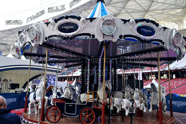 Longines carnival carousel customized horses from dinis