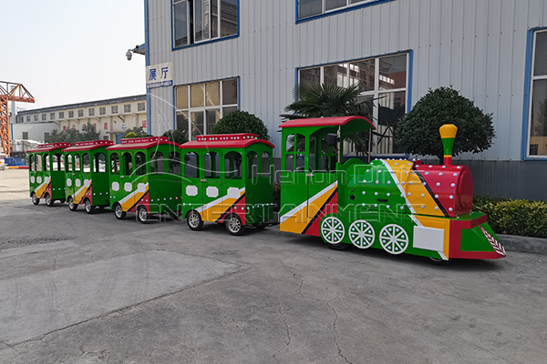 New Design Green Diesel Sightseeing Tourism Train