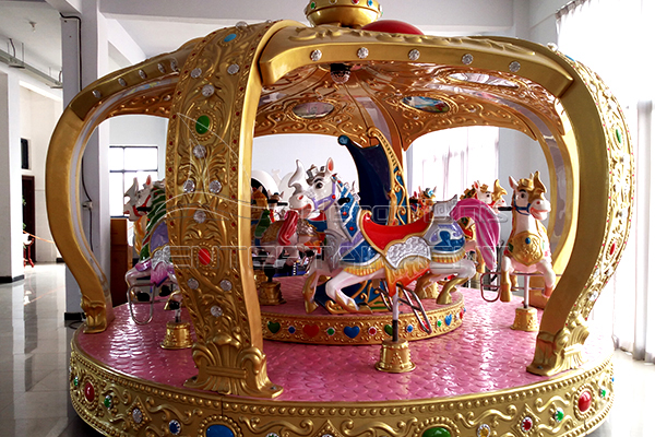 New Design Luxury Royal Moving Carousel for Your Amusement Parks