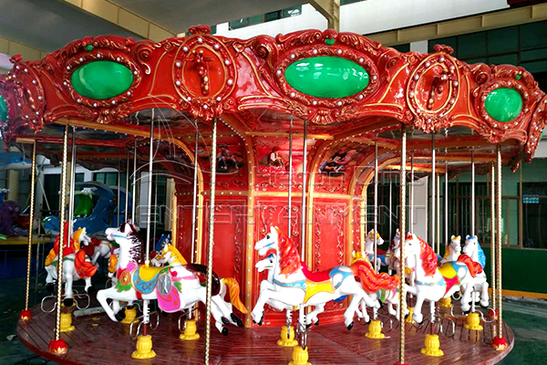 Portable Vintage Carousel Designed for Commercial Use