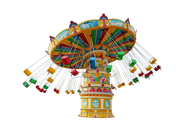 Spinning Fairground Swing with Colorful 36 Seats