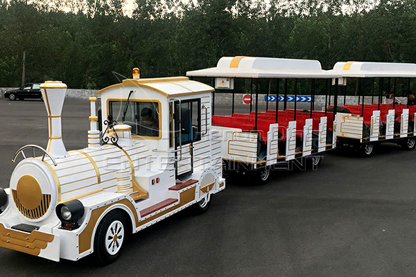 Trackless Electric Train Rides Designed by Dinis for Your Rental Business