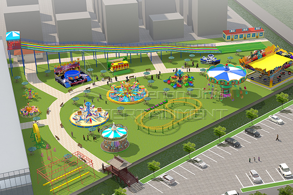 You Can Plan Kids Fun Park Like This Designed Picture