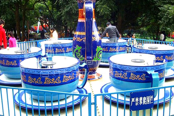 amusement park tea cup rides for children