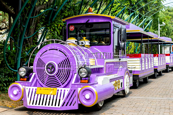 customer feedback train ride trackless used in his amusement park