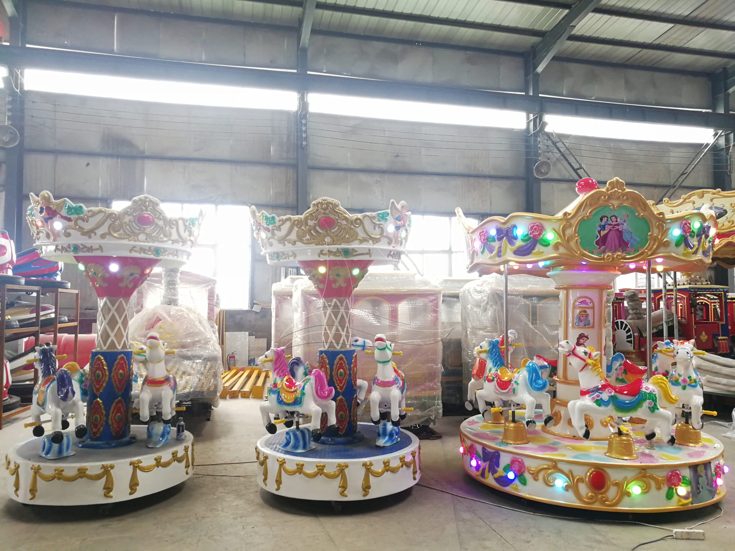 mini child Xmas carousel for sale