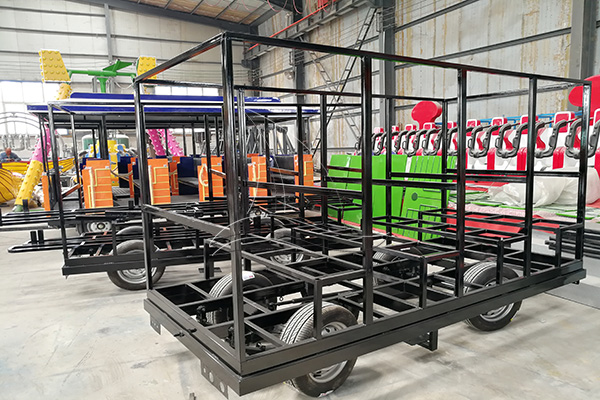 trackless train electric manufactured with Q235 steel